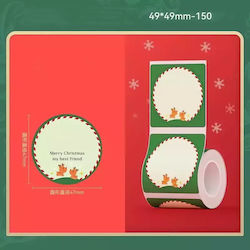 Niimbot Weihnachtsaufkleber 49x49 150 Springende Elche