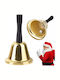 Verk Group Goldene Weihnachtsglocke 12cm Metallisch Schwarze Griff