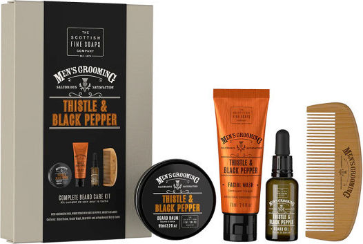 The Scottish Fine Soaps Balm Σετ Περιποίησης για Γένια Thistle & Black Pepper