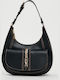 Damentasche Schultertasche Schwarz