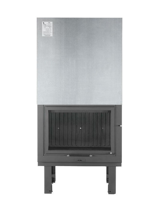 CHytiria Misailidi Eco T-75 Rechteckig 45-75 Kaminofen Holz 14.3kW Gerade Ohne Tür Geschlossenes Ausdehnungsgefäß