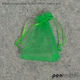Fabric Bag for Gift Green 7x10cm. 10pcs