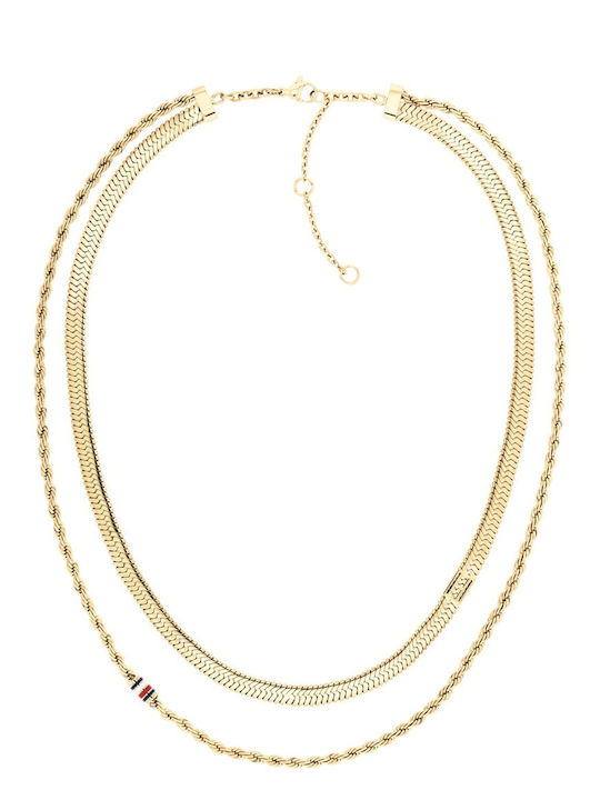 Tommy Hilfiger Necklace from Gold Plated Steel