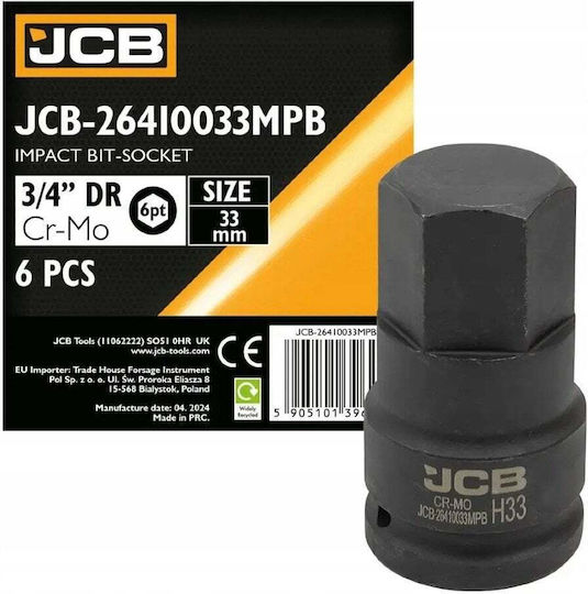 JCB Socket with Frame Host 3/4" Diameter 33