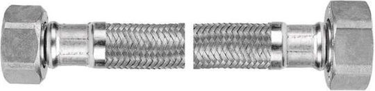 Flexible Connection Pipe Ferro Flexible Connection Mesh Stainless Steel Nut-Nut G3/4" L=300mm Pws611