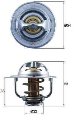 Termostat Lichid de Răcire Mahle Tx 179 89d