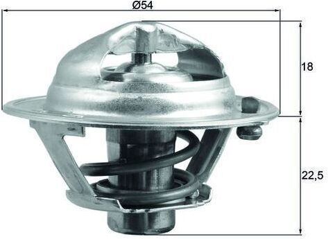 Termostat Lichid de Răcire Mahle Tx 166 90d