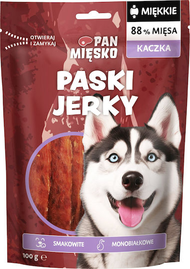 Hundeleckerlis Jerky Sticks Ente Für Erwachsene 100g