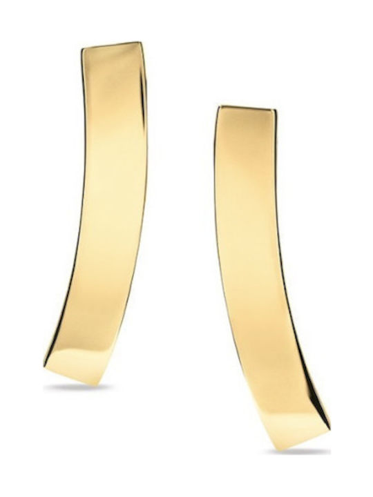 Calvin Klein Stud Earrings Made of Gold Plated Steel