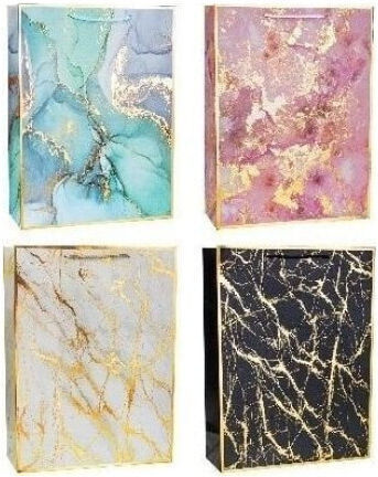 Rozette Gift Bag for Gift 26x10x32cm Various Designs or Colors