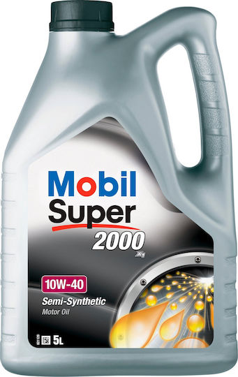 Mobil Super 2000x1 Semi-Synthetic Car Oil 10W-40 5lt