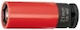 Jonnesway Nuss Pneumatisch Quadratisch mit Vierkant-Antrieb 1/2" Durchmesser 1/2" 1Stück