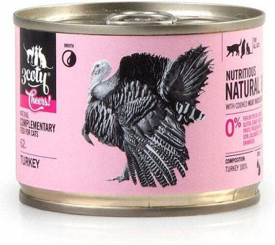 3coty Wet Food for Cats with Turkey 160gr