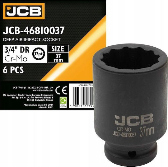 JCB Καρυδάκι με Καρέ Υποδοχής 3/4" Διάμετρος 3/4" / 37