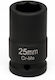 JCB Pneumatic Socket with 1/2" Frame Host Diameter 1/2" / 25