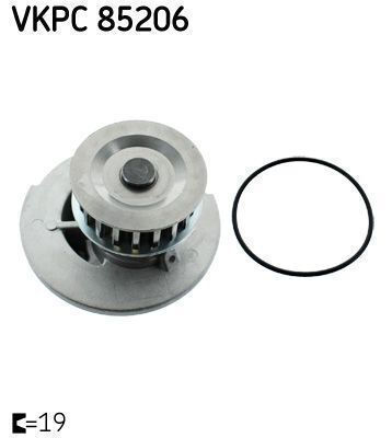 Waterpumpe Motor Kühlung Skf Vkpc 85206