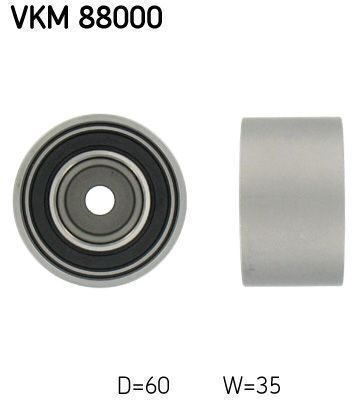 Timing Belt Guide Idler Roller Skf Vkm 88000