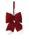 Kaemingk Fundă De Crăciun Din Catifea Oxblood 26cm 21x4.5x26cm Monocrom Kaeming