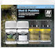 Acrylicos Vallejo Diorama Effects Modellbau Farbset Mud & Puddles 35ml 4Stück