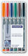 Staedtler Staedtler Marker for Slides Lumocolor F Nonperm 6 Pieces