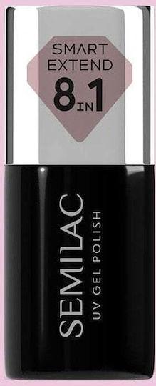 Semilac Glossy Βερνίκι Νυχιών Delicate Pink No. 803 7ml