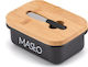 Farfurie de unt Plastic Negru 1pcs