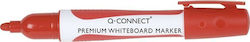 Q-connect Premium Board Marker Rubber Grip Round 2-3mm Line Red