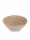 Orion Wooden Salad Bowl Beige