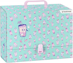 A4/95mm Handle Folder Bubble Tea Stk Pud 1/8 A4/95mm Handle Folder Bubble Tea Stk Pud 1/8