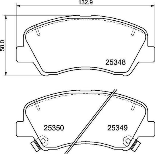 Brembo Brake Pad Set Disc Brake P 30 122