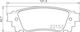 Brembo Bremsbelag Set Scheibenbremse P 83 166