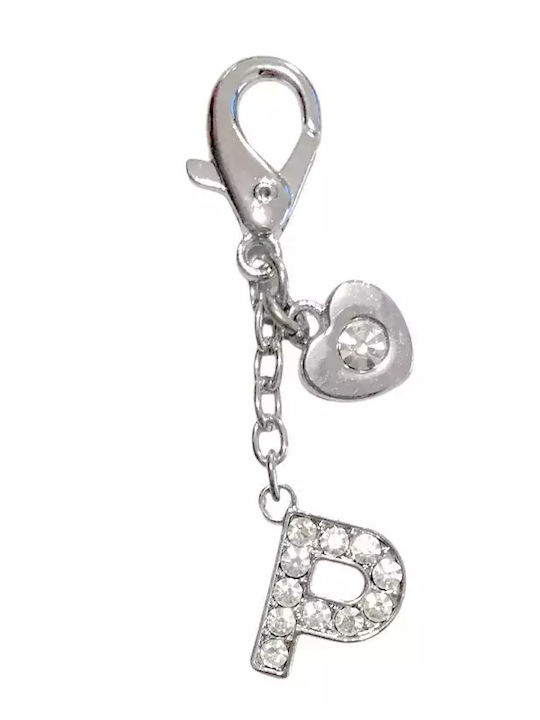 Russ Berrie Monogram Silver Charm