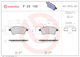 Brembo Brake Pad Set Disc Brake P 23 105