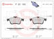 Brembo Bremsbelag Set Scheibenbremse P 23 163