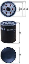 Filtru De Ulei Mahle Oc 217/6