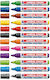 Edding 4500 12 Pcs Black Blue Green Red Bullet Tip White Plastic 2 Mm