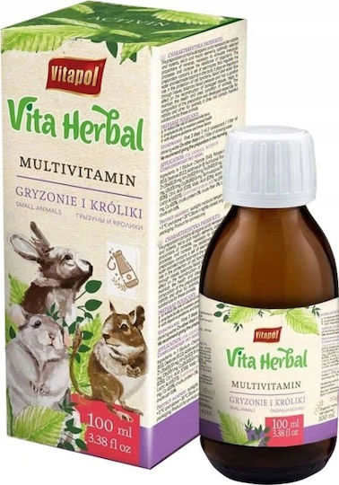 Vitapol Vita Herbal Τρωκτικά Κουνέλια Πολυβιταμίνη 100ml 12314836 5904479041678