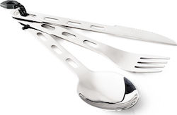 Gsi Outdoors Σετ Μαχαιροπίρουνα Glacier Stainless 3 Pc Ring Cutlery