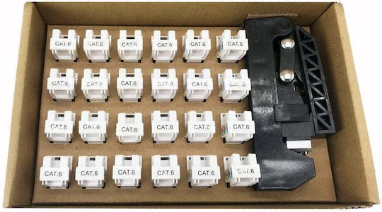 Set De 24 De Module Keystone Cat6 Utp Cu Unealtă De Sertizare