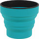 Klappbares Lifeventure Silikon Ellipse Fleximug Elektrisch Glas