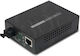 Planet Gt-806a15 Конвертор За Оптични Влакна 10 100 1000BaseT 1000BaseLX WDM Едномодов Максимум 15 Км