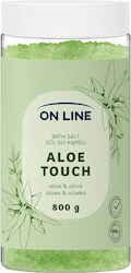On Line Aloe Touch Bath Salt 800 G