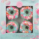 Spa Moments Spumă de Baie Donut Pistachio Roz 4buc