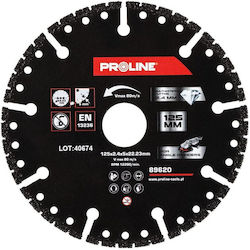 Proline Δίσκος Κοπής Δομικών Υλικών 125mm