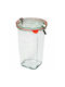 Weck Set of 6 General Use Transparent Glass Jars with Lid 795ml 6 Pieces