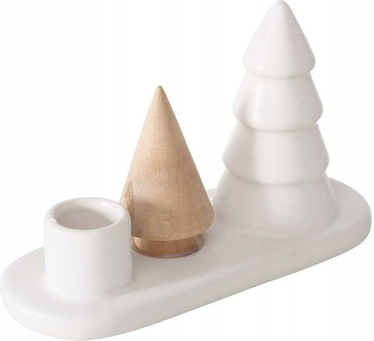Home&Styling Collection Χριστουγεννιάτικο Κερί Γκρι