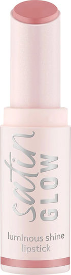 Essence Glow Κραγιόν Satin 02 Blushin It 3.5gr