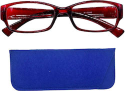 Panora Reading Glasses +2.00 in Red color 14523