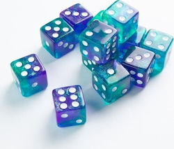 Gamegenic Galaxy Series D6 Dice Set 16 Mm Neptune