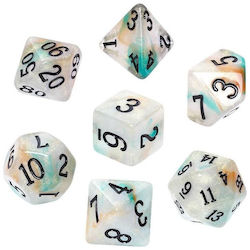 Rebel Rpg Acryl Würfel Set Ruda Gold